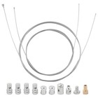 Motorcycle Throttle Cable Kit With 10pcs Connector Fittings