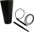 Metal Grave Vase Cemetery Flower Holder Ground Stake Memorial Grave Decoration