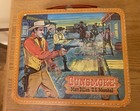 Vintage Gunsmoke Matt Dillon U s  Marshall Lunch Box Aladdin 1959 Columbia