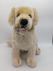 Vintage Fao Schwarz Realistic Golden Retriever Puppy Dog Stuffed Plush 16 