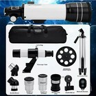 Professional Astronomical Telescope 70mm  400mm W  Tripod Lunar Mirror Hd Viewing