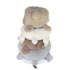 Pottery Barn Kids Pbk Jumbo Animal Plush Stacker Baby Toy Rattle Htf 2017