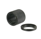Black Fits Glock 9mm 1 2x28 Tpi Muzzle Brake Thread Guard   Cap - Steel Anodized
