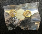 Vintage Alaska Airlines Blue Gold Wings Pin Eskimo Face Logo Aviation Pinback