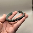 Ancient Luristan Bronze Ceremonial Bangle - 3000  Year Old
