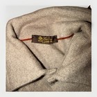 Loro Piana Baby Cashmere Collared Pullover Sweater Beige Men s Long Sleeve