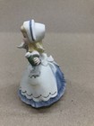 Vintage Porcelain Nurse Figurine     Hand Painted     Medicine Bottle   Spoon