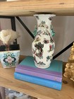 Antique Chinese Porcelain Qing Dynasty Famille Rose Butterfly Vase Tongzhi Mark
