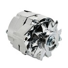 Chrome Aluminum 150 Amp 1 Or 3 Wire Alternator 37293 For Gm Chevy 10si 10dn 12si
