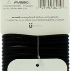 4 Pack Scunci Everyday   Active Elastic Hair Tie  Black  14 Ct