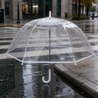 Transparent My   Me Umbrella Water-resistant Long Handle Umbrella