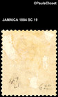 Jamaica 1884 Sc 19 Queen Victoria Rose 2p Mhr F vf
