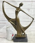 Original Milo Acrobat Dancer Bronze Sculpture Statue Art Deco Home Office Decor