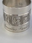 Gorham 1365 Sterling Silver  nursery Rhyme  Napkin Ring 1 75 