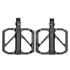 1 Pair 9 16  Flat Mtb Bicycle Pedals Aluminum Alloy Non Slip Cleat Bearing