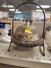 Antique Meriden   Company  Silverplate Covered Butter Dish  Cow Top  Liner