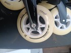 Playlife Pl Performance Inline Racing Skates Sz 7 5 100mm Wheels Black 