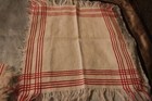 Antique Linen Lot Red Turkey Damask Napkins Various Patterns