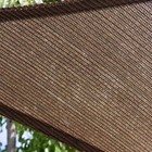 Colourtree Pergola Sun Shade Cover Universal Replacement Canopy W  Rods  Brown