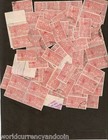 Nepal 1 Rupee 1959 Service Official Khukri Lot X 100 Pcs Used Stamps Collection