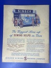 Original Vintage 1943 Singer Sewing Machine Dressmaking Guide 48 Pages Complete
