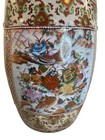 Large 18    Satsuma Style Porcelain Garden Stool Barrel Seat Birds Floral