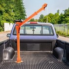 1100 Lbs Hydraulic Truck Crane 360   Swivel Hitch Mounted Crane Truck Bed Lift