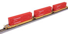 Kato 1066188 N Scale Ttx Maxi-iv  3-unit Set W 6 Ferromex Containers 106-6188