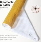 Muslin Baby Bibs soft Triangular Baby Bandana Drool Bibs For Baby Boy Girl solid