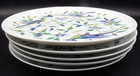 Set Of 5 Vtg Fitz   Floyd Chinese Bird Salad Plates 7 5 8  For Neiman Mint 