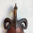 Carved Wood Mask Ghana Guro Cote D ivoire Salihu Ibrahim Decor Wall Art Bird