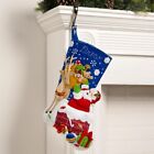 Bucilla Felt Applique Christmas Stocking Kit Santa s Toy Delivery 18 Inch