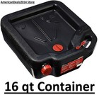 Oil Change Drain Container 16 Quart Large Pan Leak-proof High Capacity Car Auto