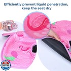 Coolbebe Infant Car Seat Protector For Potty Training  2 Pack Dry Waterproof 