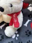 Coca-cola 2013 White Plush Polar Bear Stuffed Animal W  Red Scarf  Small
