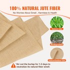 Burlap Fabric Roll Burlap Tree Wrap 14 In X 30 Ft For Crafts   Plants