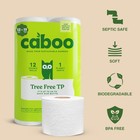 Caboo Tree Free Toilet Paper  Tree Free  Septic  Chemical Free Bath Tissue -    