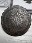 Rare 6 1 1 Uruguay 1844 Forty 40 Centesimos Variety Original Large Copper Coin
