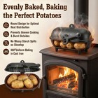Cast Iron Baked Potato Cooker Latch Cast Iron Potato Roaster Wood Burners