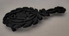 Vintage Cast Iron Mini Trivet Wall Hanging Footed 5  X  3 