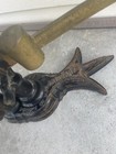 United States Postal Office Scale 4 Lb  Limit Fairbanks  - Cast Iron   Brass 