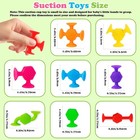 Textured Suction Cup Toys  40 Pcs Kids Montessori Educational Toy