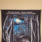 Friday The 13th Banner 2x3 Foot Tapestry 80s Vhs Horror Movies Jason Voorhees