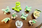 Lot Of 9 Assorted Ceramic Shell Pewter Frogs 1970   s-90   s Sprogz  Spoontiques Etc