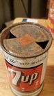 Vintage Flat Top 7-up Can