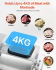 Vacuum Meat Tumbler Marinator Machine 10l For Chicken Steak Fish Stainless Steel