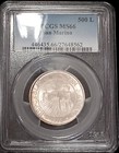   7 Higher  Pcgs Ms66   1974 San Marino 500 Lire   Km 37 - Silver Coin