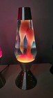 Vintage 1999 Silver Aristocrat Lava Lite Blue yellow Lava Lamp 52 Oz  24