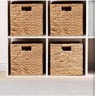 Wicker Storage Basket  Set Of 2 Hand-woven Wicker Basket  11 Inch Storage Bas   