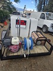 10 Ft Pressure Washing Trailer Honda Gx390  Cat Pump  Gas Gen  Air Comp  180 Gal